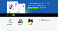 Desktop Screenshot of livestreetcms.com