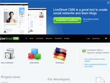 Tablet Screenshot of livestreetcms.com